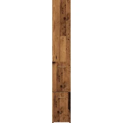 Armoire de salle de bain vieux bois 25x25x170cm bois ingénierie vidaXL