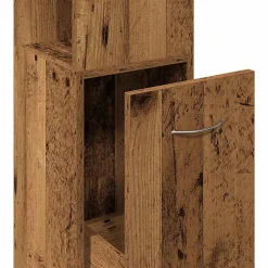 Armoire de salle de bain vieux bois 25x25x170cm bois ingénierie vidaXL