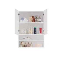 Armoire de salle de bain pour machine à laver, 30 x 64 x 90 cm, blanc mat