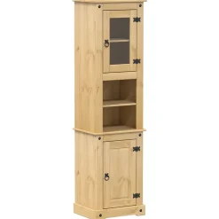 Armoire de salle de bain Corona 50x40x185 cm bois de pin massif vidaXL