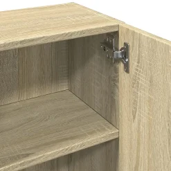 Armoire de salle de bain Chêne sonoma 32x25,5x190 cm Aggloméré vidaXL