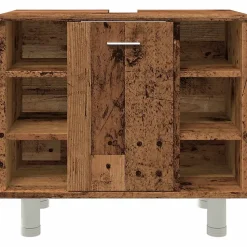Armoire de salle de bain vieux bois 60x32x53,5 cm vidaXL