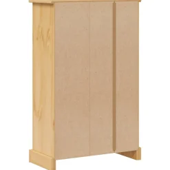 Armoire de salle de bain Corona 70x33x110 cm bois de pin massif vidaXL