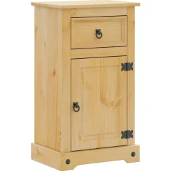 Armoire de salle de bain Corona 45x33x80 cm bois de pin massif vidaXL