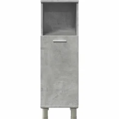 Armoire de salle de bain Gris béton 30x30x95 cm Aggloméré vidaXL