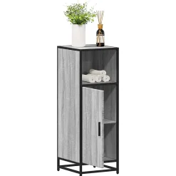 Armoire de salle de bain sonoma gris 35x37,5x100 cm vidaXL