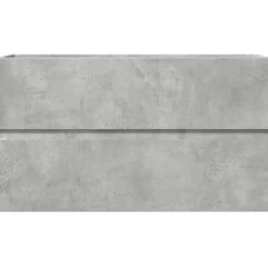 Armoire de salle de bain suspendue gris béton bois d'ingénierie vidaXL