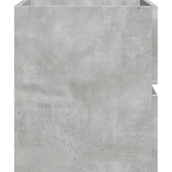 Armoire de salle de bain suspendue gris béton bois d'ingénierie vidaXL