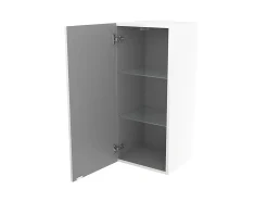 Armoire de salle de bains blanc brillant l.40 x H.90 x P.36 cm, GoodHome Imandra