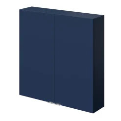 Armoire de salle de bains faible profondeur bleu nuit mat l.60 x H.60 x P.15 cm, GoodHome Imandra