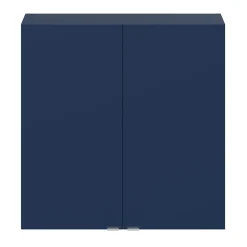 Armoire de salle de bains faible profondeur bleu nuit mat l.60 x H.60 x P.15 cm, GoodHome Imandra