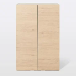 Armoire de salle de bains effet chêne l.60 x H.90 x P.36 cm, GoodHome Imandra