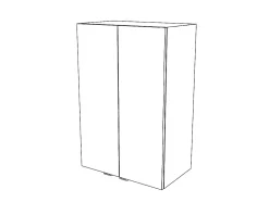 Armoire de salle de bains effet chêne l.60 x H.90 x P.36 cm, GoodHome Imandra
