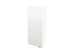 Armoire de salle de bains faible profondeur blanc brillant l.40 x H.90 x P.15 cm, GoodHome Imandra