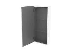 Armoire de salle de bains faible profondeur blanc brillant l.40 x H.90 x P.15 cm, GoodHome Imandra