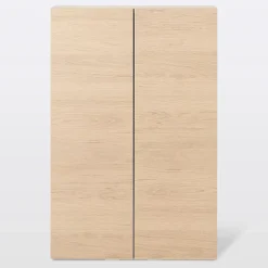 Armoire de salle de bains faible profondeur effet chêne l.60 x H.90 x P.15 cm, GoodHome Imandra