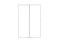 Armoire de salle de bains faible profondeur effet chêne l.60 x H.90 x P.15 cm, GoodHome Imandra