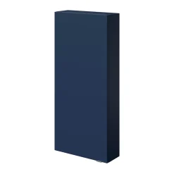 Armoire de salle de bains faible profondeur bleu nuit mat l.40 x H.90 x P.15 cm, GoodHome Imandra