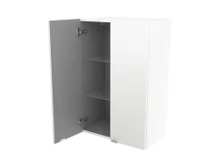 Armoire de salle de bains blanc brillant l.60 x H.90 x P.36 cm, GoodHome Imandra