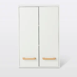 Armoire de salle de bains faible profondeur GoodHome Ladoga blanc L. 60 x H. 90 x P. 15 cm