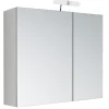 Armoire de toilette 60 cm éclairante Kle'o blanc mat