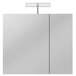 Armoire de toilette 60 cm éclairante Kle'o blanc mat
