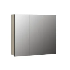 Armoire de toilette 3 portes miroir L90 cm - PUREBLISS