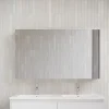 Armoire de toilette bloc-miroir FORTINA largeur 120 cm blanc