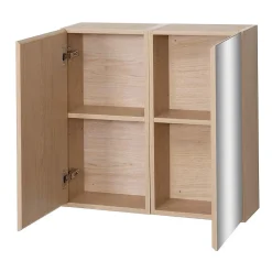 Armoire de toilette 60cm double porte avec miroirs WILL