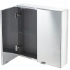Armoire de toilette miroir l.60 x H.60 x P.15 cm, GoodHome Imandra