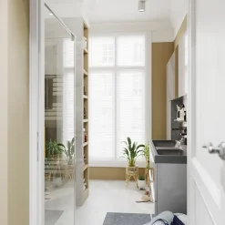 Armoire de toilette miroir l.60 x H.60 x P.15 cm, GoodHome Imandra