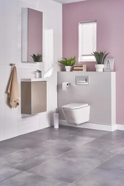 Armoire de toilette miroir l.40 x H.90 x P.15 cm, GoodHome Imandra