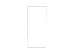 Armoire de toilette miroir l.40 x H.90 x P.15 cm, GoodHome Imandra