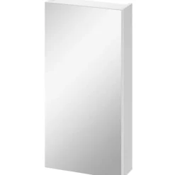 Armoire de toilette miroir 40 cm blanc brillant Malta