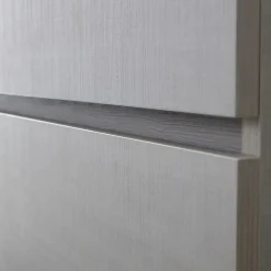 Armoire De Toilette Murale 100 Cm Avec Tiroir Gris Lune Et Miroir 100X60