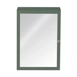 Armoire de toilette vert mat l.50 x H.70 x P.15 cm, GoodHome Perma