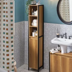 Armoire Haute Placard de Rangement, BZR62-PF, SoBuy