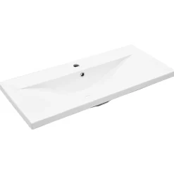 Armoire lavabo de bain avec bassin intégré chêne artisanal vidaXL