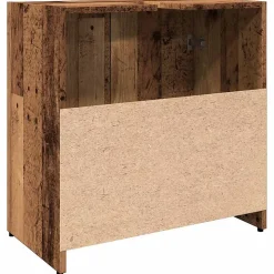 Armoire lavabo de salle de bain vieux bois 60x33x60 cm vidaXL