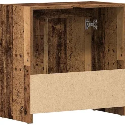 Armoire lavabo de salle de bain vieux bois 60x33x60 cm vidaXL