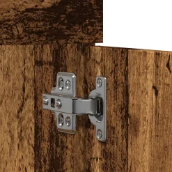 Armoire lavabo de salle de bain vieux bois bois d'ingénierie vidaXL