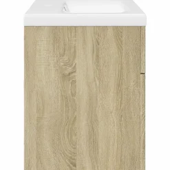 Armoire lavabo de salle de bain et bassin intégré chêne sonoma vidaXL