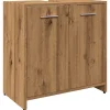 Armoire lavabo de salle de bain chêne artisanal 60x33x60 cm vidaXL