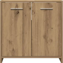 Armoire lavabo de salle de bain chêne artisanal 60x33x60 cm vidaXL
