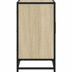 Armoire lavabo de salle de bain chêne sonoma bois d'ingénierie vidaXL