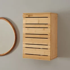 Armoire murale de salle de bain Epind bambou 50 x 33 x 20 cm naturel