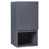 Armoire murale de salle de bain Overath 60 x 30 x 30 cm gris en.casa