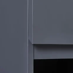 Armoire murale de salle de bain Overath 60 x 30 x 30 cm gris en.casa