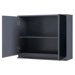 Armoire murale de salle de bains avec miroir Overath 60 x 20 x 50 cm gris en.casa