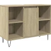 Armoire salle de bain chêne sonoma 80x33x60cm bois d'ingénierie vidaXL